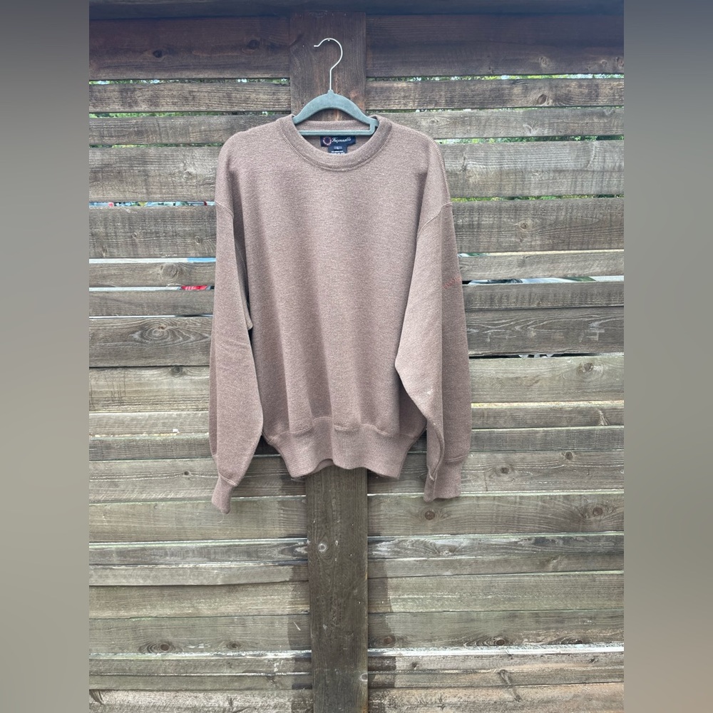 Large Faconnable brown knit sweater
Merino wool